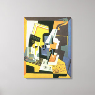 Impressão Em Tela Violino e vidro por Juan Gris, Cubism do vintage