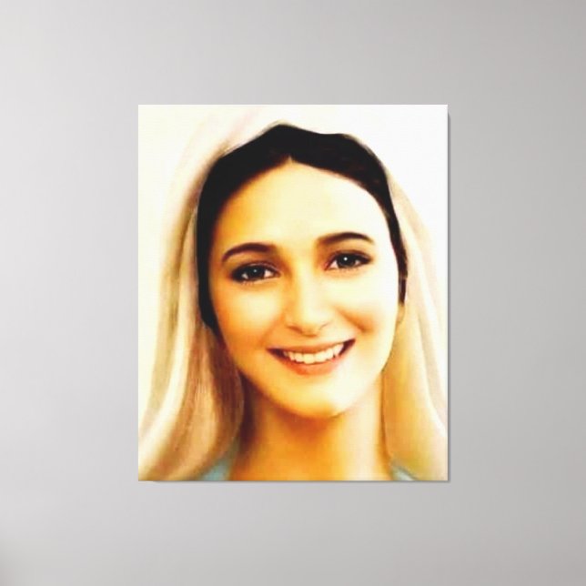 Impressão Em Tela Virgem Maria, Medjugorje (Frente)