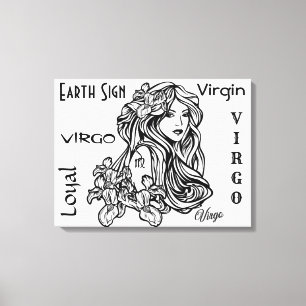 Impressão Em Tela Virgem Zodíaco da Virgem
