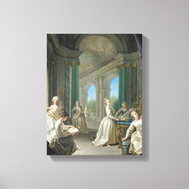 Impressão Em Tela Virgens Modernas, 1728 (Frente)