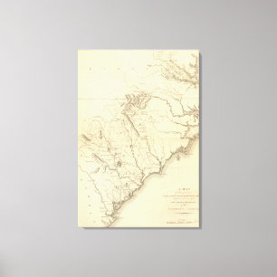 Impressão Em Tela Virgínia, North Carolina, South Carolina 2