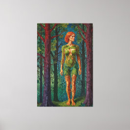 Impressão Em Tela “Viridra’s Portrait” -  Veins of the Canopy   