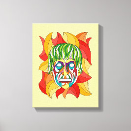 Impressão Em Tela Visage Grimace