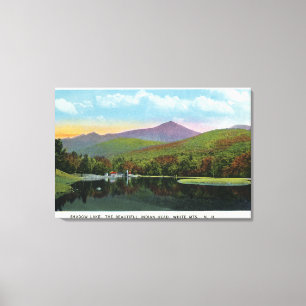 Impressão Em Tela Visão da Cabeça e do Lago Sombra da Índia