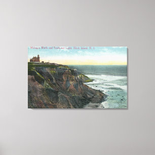 Impressão Em Tela Visão de Mohegan Bluffs e Sudeste