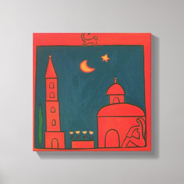 Impressão Em Tela Visão de Santo Spirito 2002 (Frente)