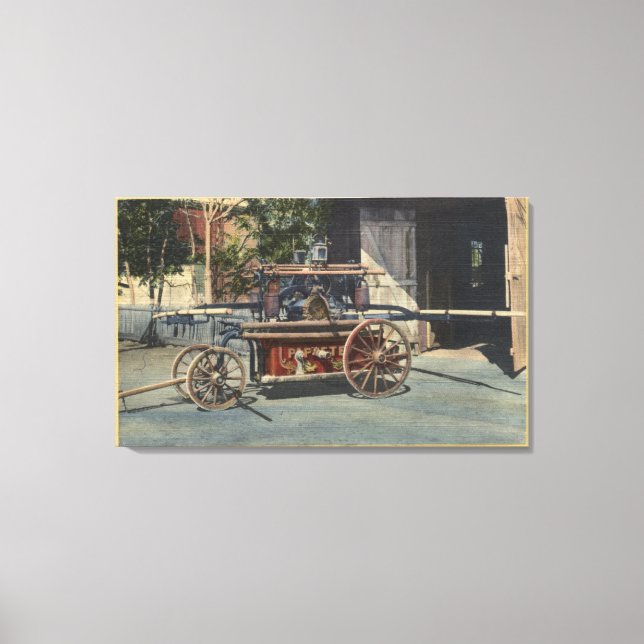 Impressão Em Tela Visão de um mecanismo de "Papete Antigo" (Frente)