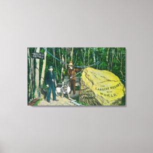 Impressão Em Tela Visão do maior Nugget Dourado do mundo