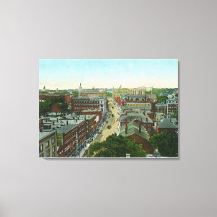 Impressão Em Tela Visão Exterior da Casa de Longfellow