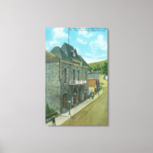 Impressão Em Tela Visão Exterior da Famosa Ópera