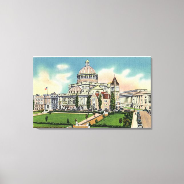 Impressão Em Tela Visão Exterior da Nova Editora (Frente)