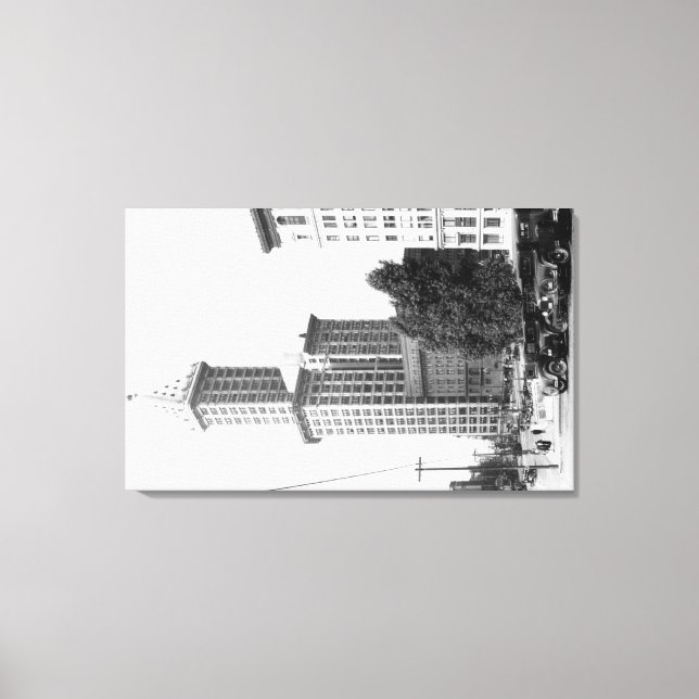 Impressão Em Tela Visão Exterior da Torre Smith (Frente)