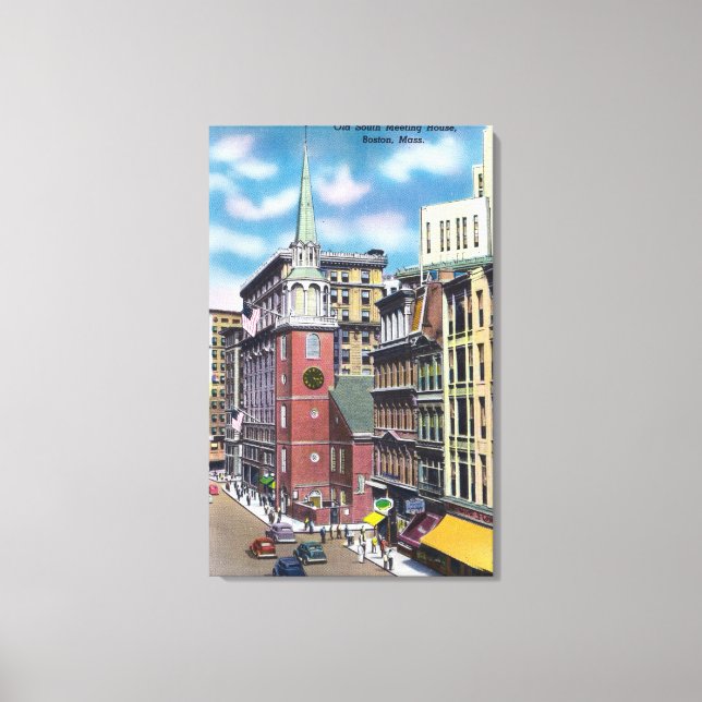 Impressão Em Tela Visão Exterior do Antigo Salão de Reunião do Sul (Frente)