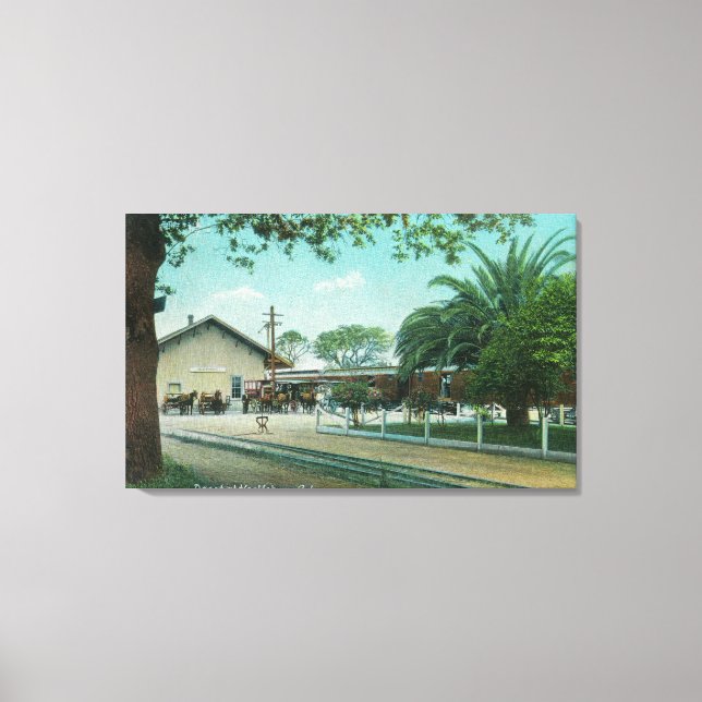 Impressão Em Tela Visão Exterior do DepósitoHealdsburg, CA (Frente)