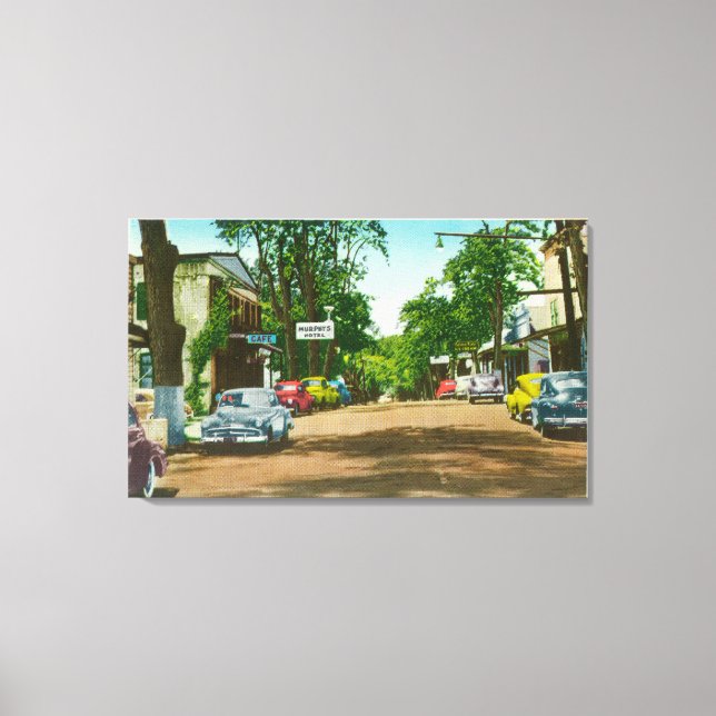 Impressão Em Tela Visão Exterior do Hotel Historic Murphy (Frente)