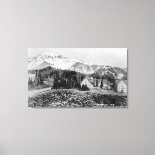 Impressão Em Tela Visão Exterior do Paraíso Inn