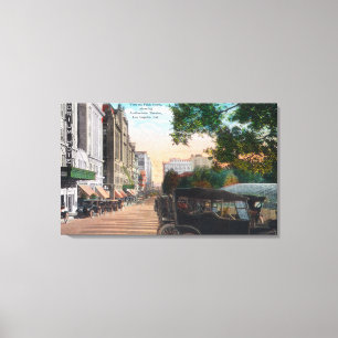 Impressão Em Tela Visão Exterior do Teatro de Auditório em 5