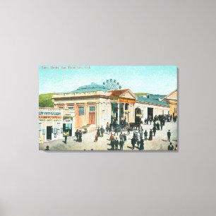 Impressão Em Tela Visão Exterior dos Banhos de Sutro