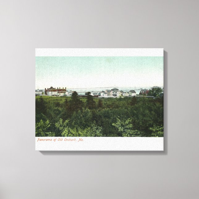 Impressão Em Tela Visão Panorâmica da Cidade (Frente)