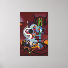 Impressão Em Tela Vision of a Midnight Ritual - Ken Gage Art