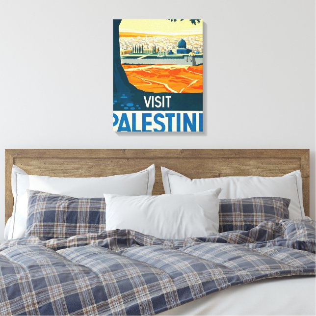 Impressão Em Tela Visite a Palestina (Insitu(Quarto))