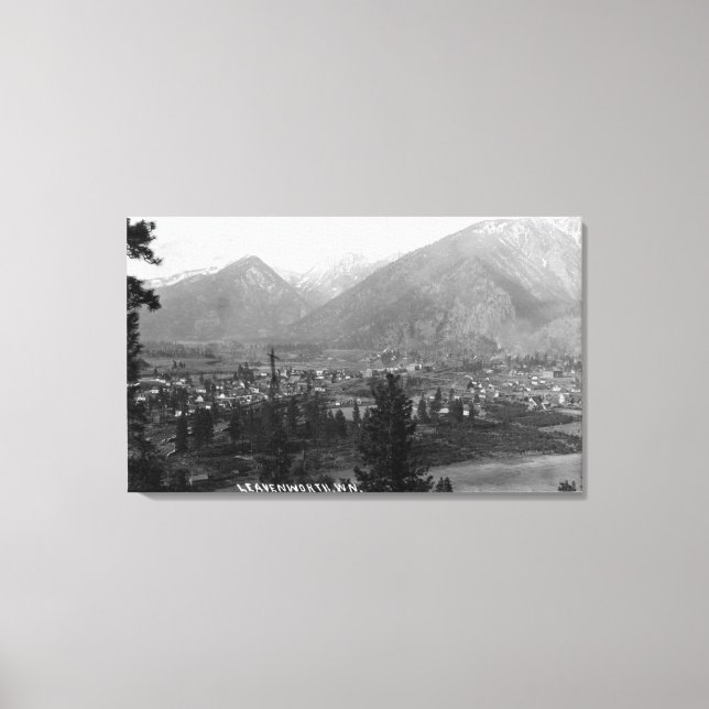 Impressão Em Tela Vista aérea da cidade 5 (Frente)