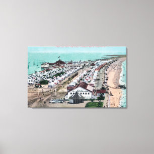 Impressão Em Tela Vista aérea da cidade da barraca do del Coronado
