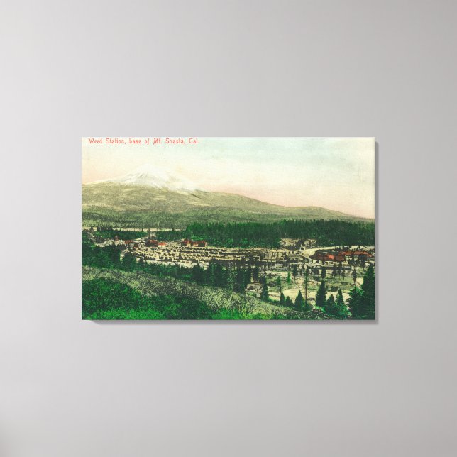 Impressão Em Tela Vista aérea da estação de infestantes do Monte Sha (Frente)