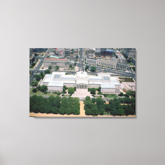 Impressão Em Tela Vista aérea da Galeria Nacional de Arte (Frente)