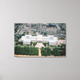 Impressão Em Tela Vista aérea do National Gallery da arte