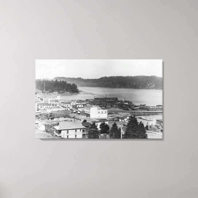 Impressão Em Tela Vista da Benda Norte, Oregon Fotografia (Frente)