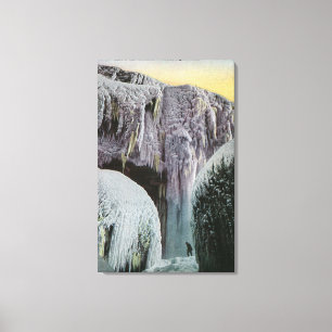 Impressão Em Tela Vista da caverna dos ventos no inverno