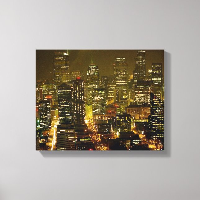 Impressão Em Tela Vista da cidade de Seattle (Frente)
