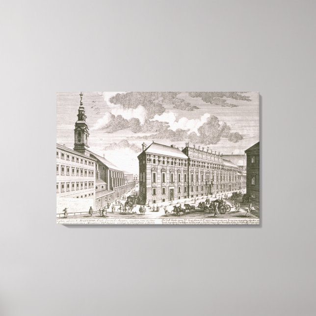 Impressão Em Tela Vista da Dorotheergasse mostrando a (Frente)