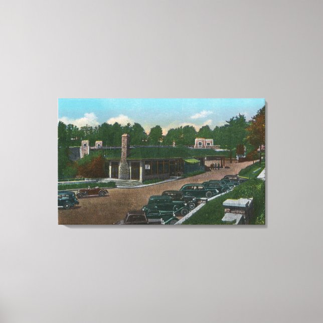 Impressão Em Tela Vista da entrada de abismo ausível (Frente)