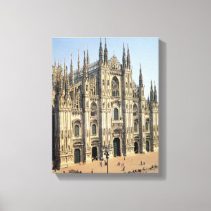 Impressão Em Tela Vista da fachada, começada 1386