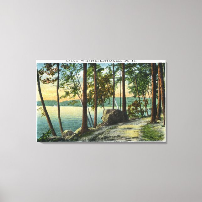 Impressão Em Tela Vista da Formação do Velho Homem Rock (Frente)