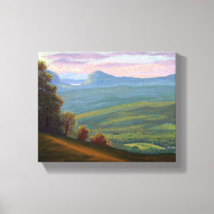 Impressão Em Tela Vista da montanha Vermont de Burke