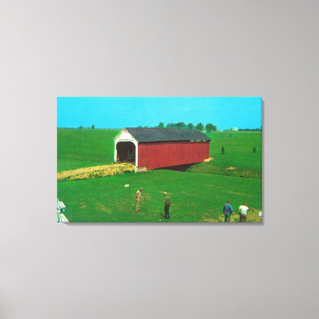 Impressão Em Tela Vista da ponte Catlin (Frente)