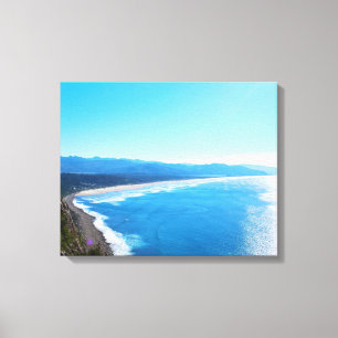 Impressão Em Tela Vista da Praia de Manzanita, Costa do Oregon