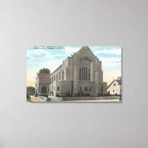 Impressão Em Tela Vista da primeira igreja presbiteriana unida