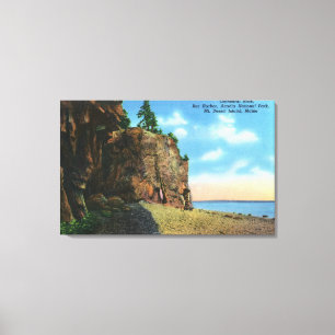 Impressão Em Tela Vista da rocha da catedral, porto do bar