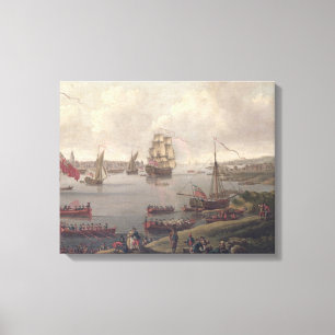 Impressão Em Tela Vista da Tamisa, 1761