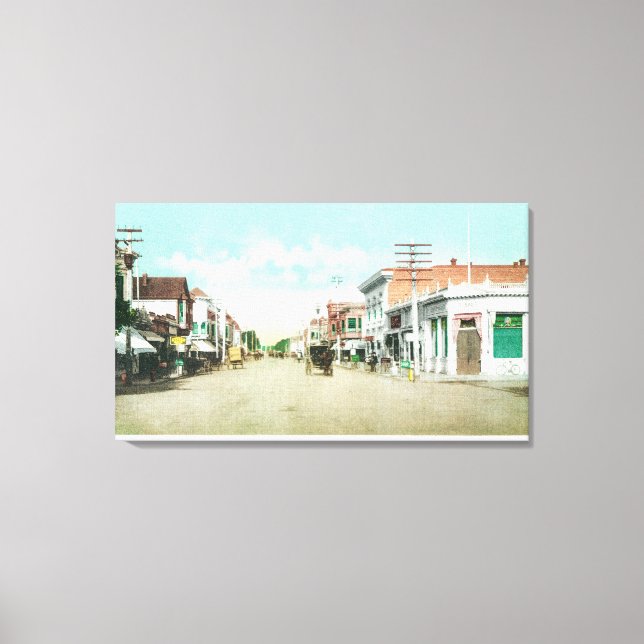 Impressão Em Tela Vista da University AvenuePalo Alto, CA (Frente)