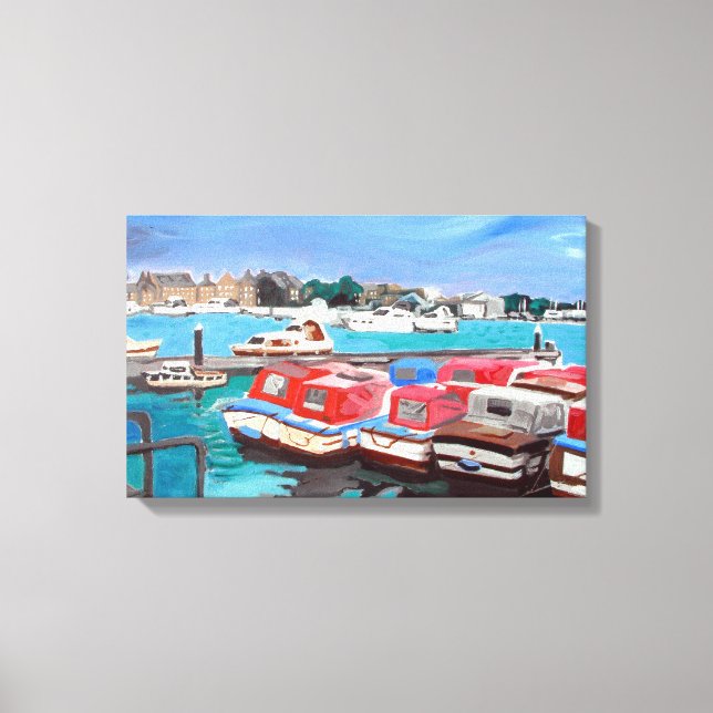 Impressão Em Tela Vista das Broads (Frente)