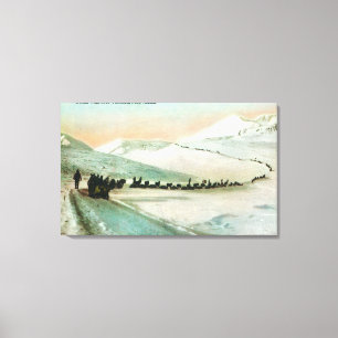 Impressão Em Tela Vista das calçadas de inverno