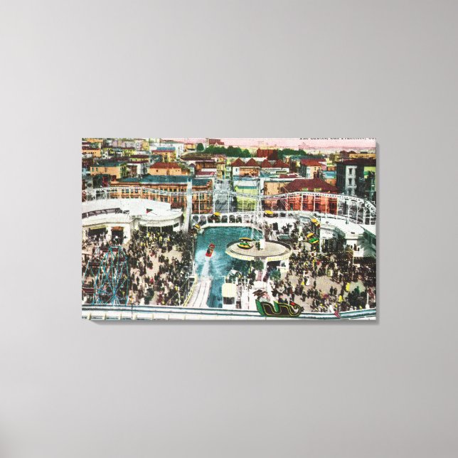 Impressão Em Tela Vista das Chutes de Acima # 2 (Frente)