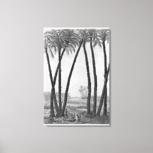 Impressão Em Tela Vista das ruínas Memphis visto do sudeste