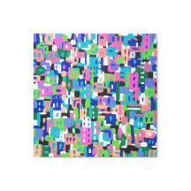 Vista de Cidade à Noite