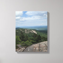 Impressão Em Tela Vista de cima da montanha